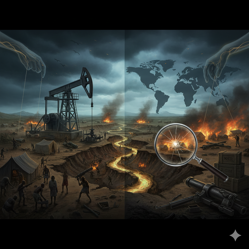 Nijerya, Sudan, Afrika, Kaynak Laneti, Yeraltı Zenginlikleri, Petrol, Altın, İç Savaş, Taşeron Örgütler, Vekalet Savaşları, Dış Güçler, Sömürgecilik, Yolsuzluk, Yoksulluk, Sosyopolitik, Jeopolitik, Rantiye Devlet